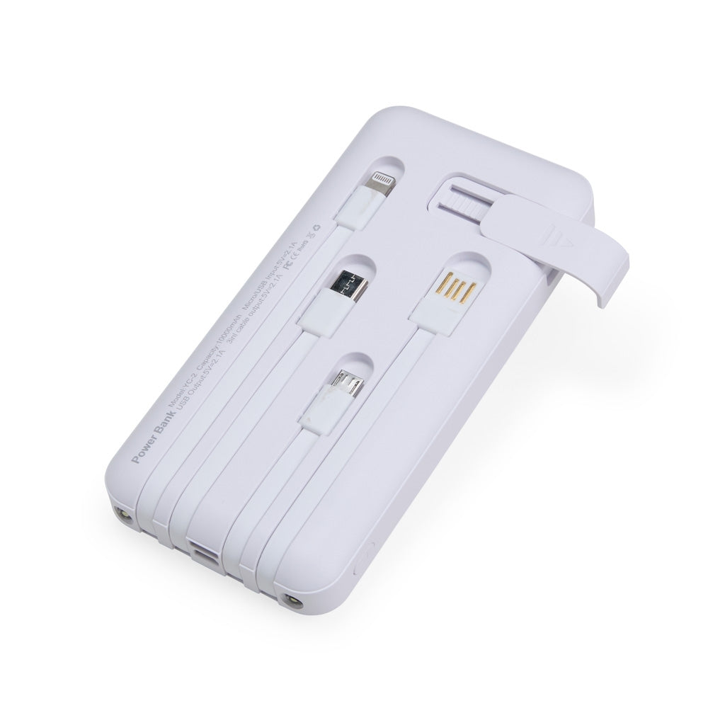 Power Bank 10.000mAh com Lanterna e Multissaídas DOG