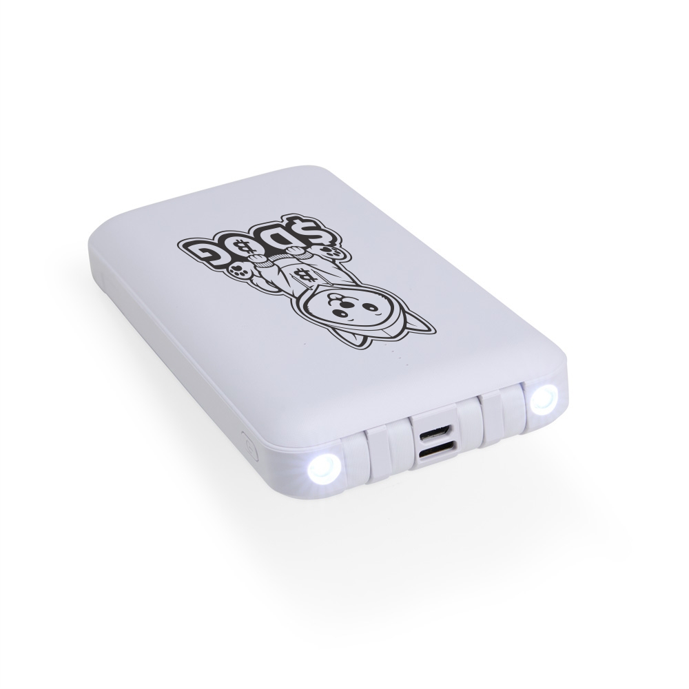 Power Bank 10.000mAh com Lanterna e Multissaídas DOG