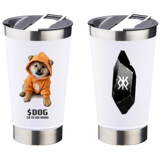 Copo $DOG térmico 500ml com abridor